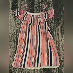 Hayden Pink and Blue Striped Dress